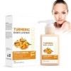 Rostblant Lotion pour le corps au curcuma, Lotion éclaircissante pour le corps, Crème hydratante et éclaircissante pour le co