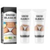 Blanchiment de neige Crème Éclaircissante pour Peau,Crème blanchissante pour les aisselles,crème blanchissante pour les parti