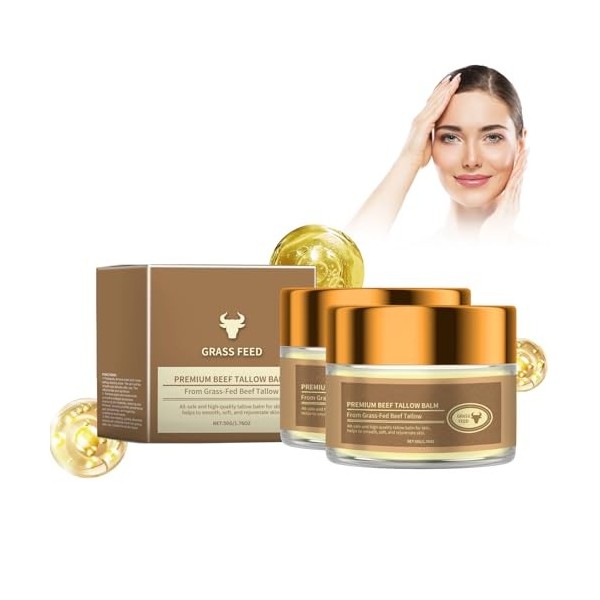 Crème hydratante pour le corps au suif de bœuf