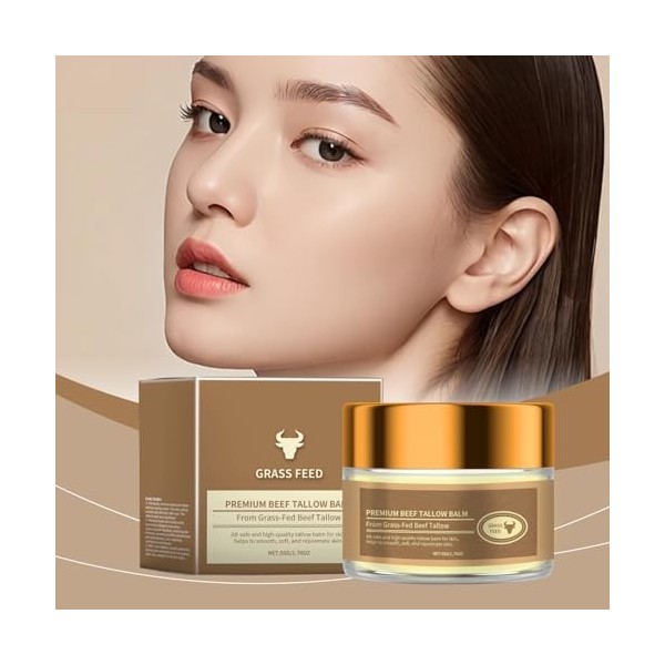 Crème hydratante pour le corps au suif de bœuf