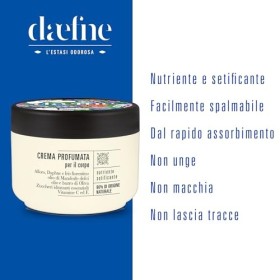 Helan Däfne - crème hydratante pour le corps, parfumée, antioxydante avec vitamines C et E, crème hydratante pour le corps po