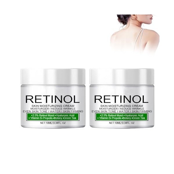 2pc srétinol hydratation de la peau, Crème de beauté pour la peau, Hydratation et nutrition, Éclaircissement de la peau des c