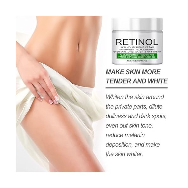 2pc srétinol hydratation de la peau, Crème de beauté pour la peau, Hydratation et nutrition, Éclaircissement de la peau des c