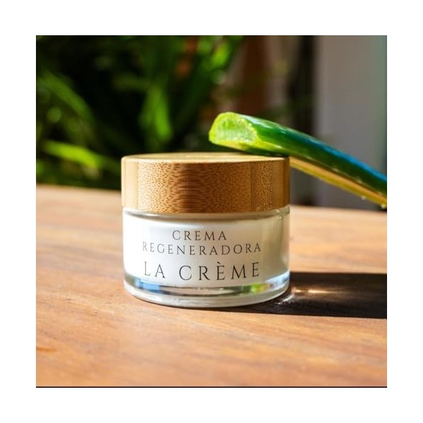 Crème régénératrice La Crème, texture épaisse, ingrédients naturels, régénération de la peau