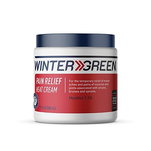 Pain Relief Heat Cream by Wintergreen for Unisex - 17 oz Cream