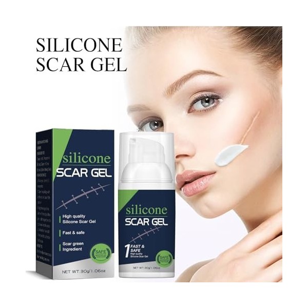 Gel Crème Cicatrice,Gel Cicatrice,Gel DÉlimination Des Cicatrices,Gel pour Cicatrices,Gel De Cicatrice Pour Le Visage,Gel De
