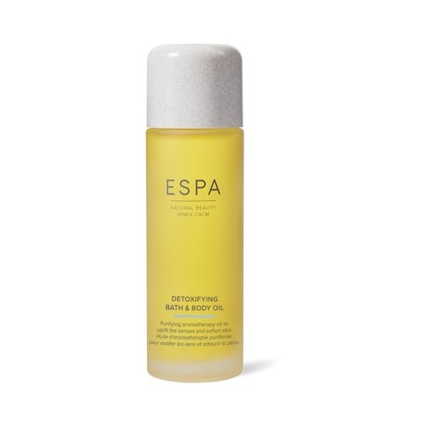 ESPA | Detoxifying Bath & Body Oil | 100ml | Cypress & Juniper Berry | Nourishes & Softens Skin
