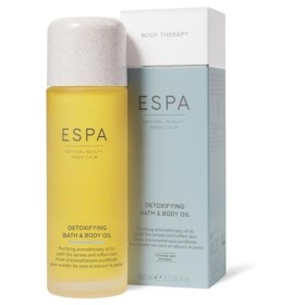 ESPA | Detoxifying Bath & Body Oil | 100ml | Cypress & Juniper Berry | Nourishes & Softens Skin