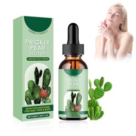 MINGRUO Prickly Pear-Seed Oil, huile de pépins de figue de barbarie pour le visage, huile de figue de barbarie bio, huile de 