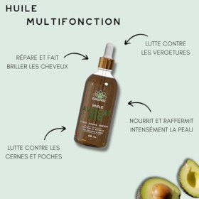 ESSENTIOIL Huile Avocat Bio - 100% Pure, Naturelle - Prévient la chutte de cheveux, Fortifie les cheveux - Lutte contre les v