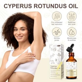 Cyperus Rotundus Oil, Huile de Cyperus 100% pure et naturelle pour lépilation,Huile de Cyperus Rotundus pour lépilation - i