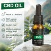 APOLLOCBD - Huile de CBD 10% PREMIUM - Pressée à Froid - Fabriqué en Allemagne | cdb Hemp Oil | Oméga 3-6-9 - Huile CBD certi