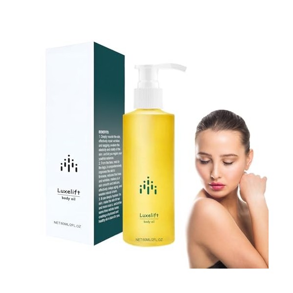 Skinfirming Rejuvenating Oil, Huile Corps Au Beurre de Karité, Huile Sèche Réparatrice, Firming Cream, Huile Corporelle Hydra