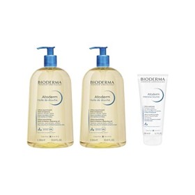 Atoderm | Atoderm Huile de Douche 2x1L + Atoderm Intensive Baume 200ml | Nettoie et Nourrit | Anti-démangeaisons