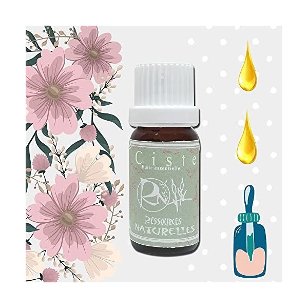 Ressources Naturelles - huile essentielle Ciste ladanifère 30ml