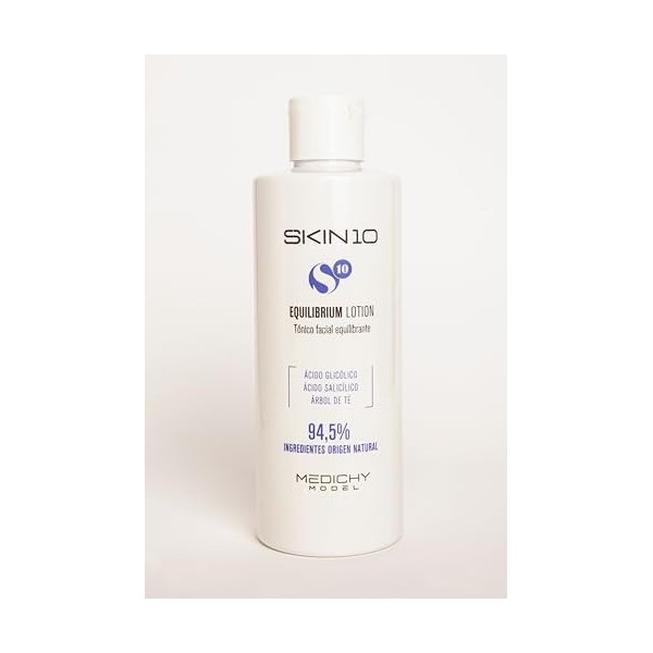 MEDICHY MODEL - Skin10 Equilibrium Lotion - Lotion équilibrante pour le visage - Hydratation et soin doux pour tous les types