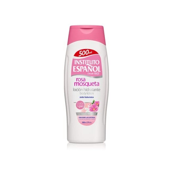 Instituto Español - Rosa Mosqueta - Leche hidratante - 500 ml Lot de 2 