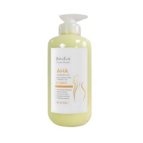 Britains Beauty AHA Lotion corporelle blanche aux acides alpha-hydroxy, vitamine C et E, formule éclaircissante intense pour 