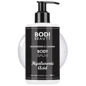 Bodi Beauty Baume corporel 250 ml avec acide hyaluronique, glycérine, urée, aloe vera, algues - Baume hydratant pour le corps
