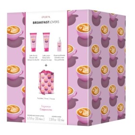 Breakfast Lovers Set - Cappuccino by Pupa Milano for Women - 4 Pc 6.76oz Shower Milk, 6.76oz Body Lotion, 3.38oz Scented Wate