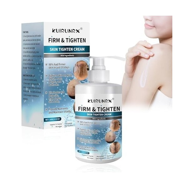 KUIRUNRX® Lait Corporel, Lotion Hydratante Pour le Corps, Lotion Raffermissante et Raffermissante Pour la Peau, Crème Hydrata