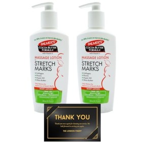 Lot de 2 lotions anti-vergetures - Formule avancée pour éliminer les vergetures au beurre de cacao - Lotion anti-vergetures p