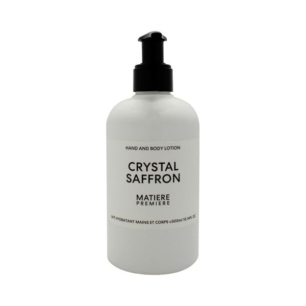 Hand and Body Lotion - Crystal Saffron by Matiere Premiere for Unisex - 10.14 oz Body Lotion