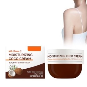 Lotion Corporelle, Huile De Noix De Coco Body Lotion, Coconut Moisturizing Cream, Crème Naturelle Nourrissant, Lotion Pour Le