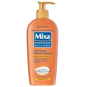 Mixa Intensif Peaux Sèches Lait Corps Nutritif Satinant, 250ml Lot de 2 