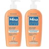 Mixa Intensif Peaux Sèches Lait Corps Nutritif Satinant, 250ml Lot de 2 
