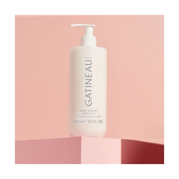 Gatineau - AHA Lot de 2 flacons de lotion pour le corps, crème hydratante pour peaux sèches au beurre de karité 400 ml 