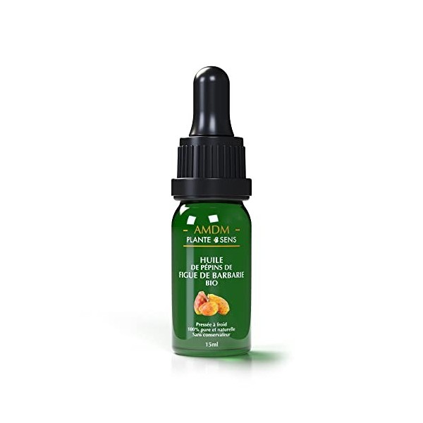 Huile de pépins de figue de barbarie 30ml + 5ml offert - bio, naturelle et végane, riche en vitamines et antioxydants pour un...