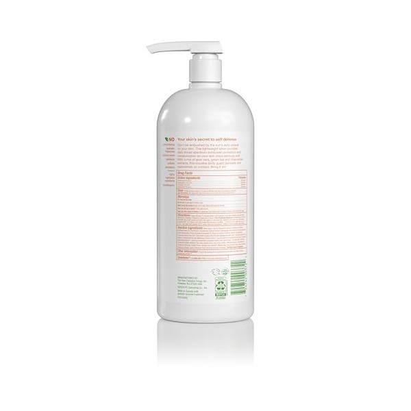Alba Botanica Lotion hydratante pour le corps Very Emollient Daily Shade - Formule riche en émollients pour peaux sèches - FP