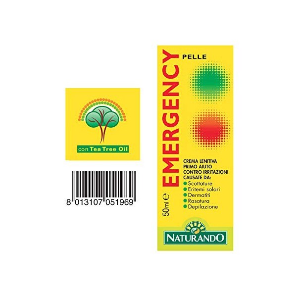 Emergency Produit cosmétique à base dhuile darbre à thé pour le traitement des irritations cutanées, des piqûres dinsectes