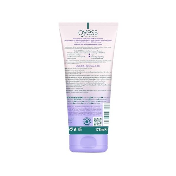 OYESS Loving nature Feel Good Lotion nourrissante pour le corps 175 ml