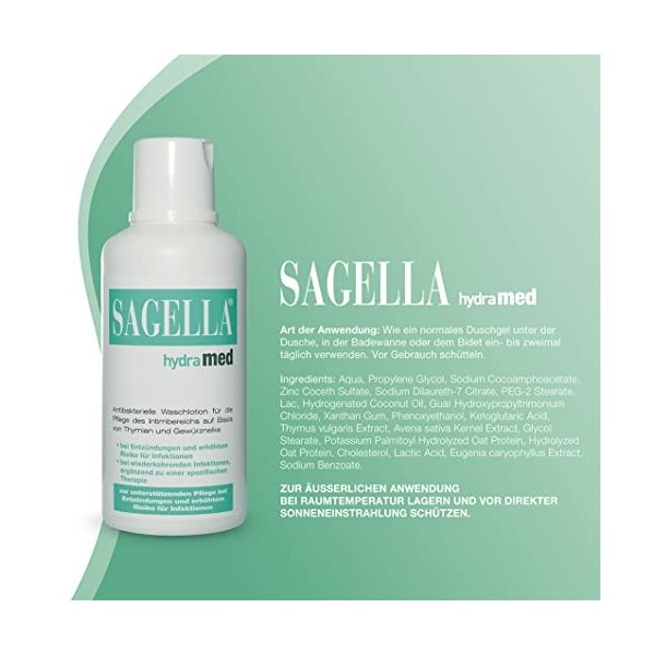 Sagella hydramed, 500 milliliter lotion