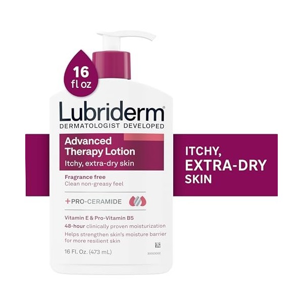 Lubriderm Soins hydratants avancés pour peaux extra sèches - 475 ml