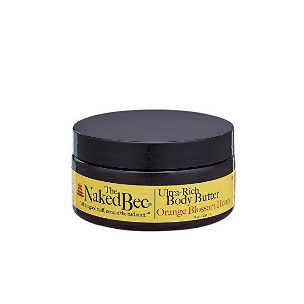 The Naked Bee Orange Blossom Ultra Rich Body Butter Lotion 8oz by The Naked Bee