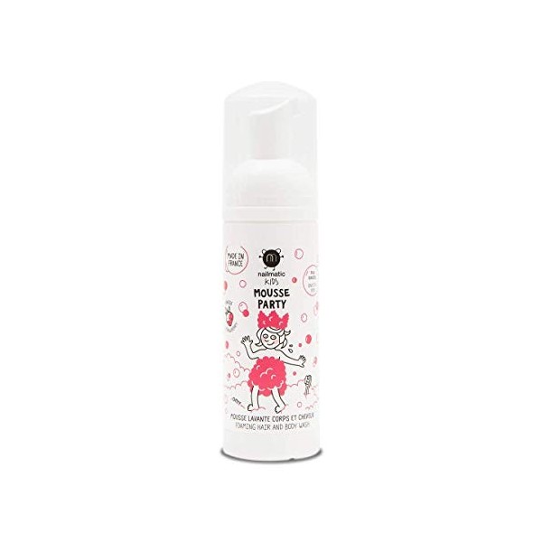 nailmatic KIDs Mousse pour cheveux et corps Fraise