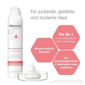 Allpresan Derma med Repair Mousse Crème Atopix Soin intensif pour le soin de la peau en cas deczéma atopique, 200 ml