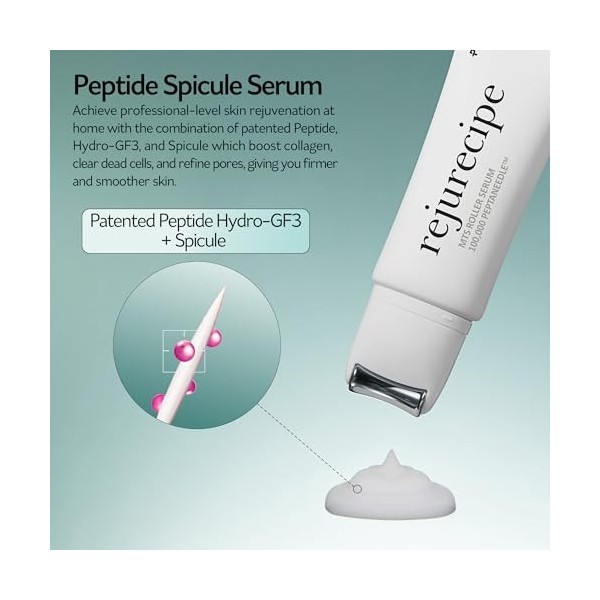 PESTLO PESTLE + ROAD Rejurecipe Spicule Roller Serum 50 ml 1,69 fl oz - Sérum exfoliant et hydratant avec technologie Spicu