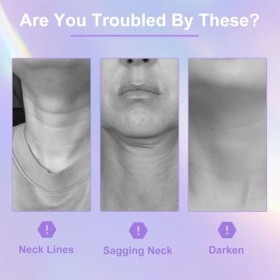 50ml Crème Raffermissante Cou et Décolleté, Neck Firming Cream Hydratante Anti-âge, Tighten & Lift Neck Cream pour Resserrer 