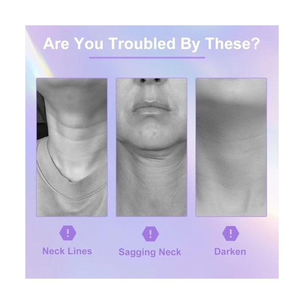 50ml Crème Raffermissante Cou et Décolleté, Neck Firming Cream Hydratante Anti-âge, Tighten & Lift Neck Cream pour Resserrer 