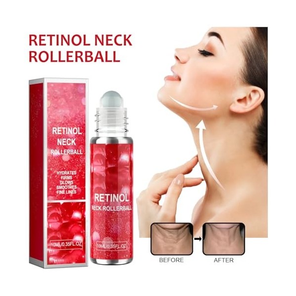 Retinol Neck Rollerball Anti wrinkle and firming skin