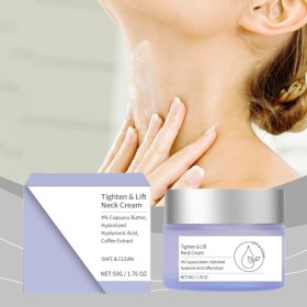 2pcs Crème pour le cou, Crème Hydratante Pour le cou, Soin Hydratant Raffermissant et Tonifiant pour le cou, Lift Neck & Deco