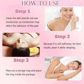 WHYCNJL 2 Pièces Patch Silicone Visage Anti Ride Réutilisable,Coussinets Anti-rides pour la Poitrine, Patchs Anti-Rides Décol