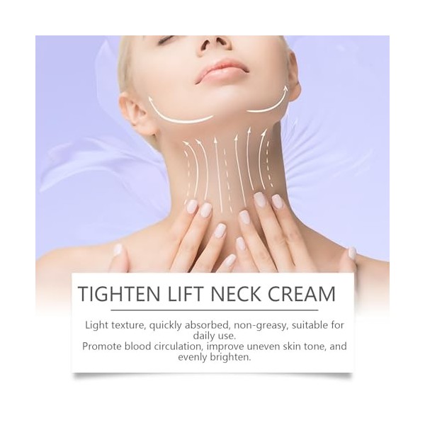 Crème Pour Le Cou, Neck Firming Cream, Crème Pour Le Cou Raffermissante, Crème Hydratante Quotidienne Pour Le Visage Et Le Co