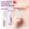 Tkekruh 2pc Neck Firming Cream 40g, Anti Wrinkle Cream, Crème Raffermissante Cou Crème pour Le Cou Décolleté Cream Double Chi