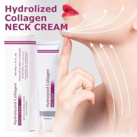 Tkekruh Neck Firming Cream 40g, Crème Raffermissante Cou Crème pour Le Cou Décolleté Cream Double Chin Reducer Cream, Pour Un