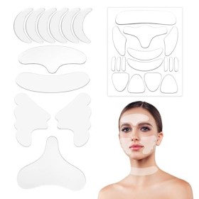 Paquet De 27 Pansements Anti-Rides En Silicone, Pansements Anti-Rides, Pansements De Soins De La Peau, Produits De Soins De L